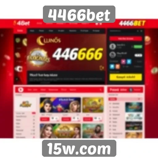 Interface e usabilidade do site 4466bet