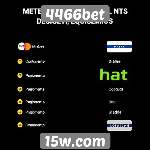 Comparação de métodos de pagamento no 4466bet
